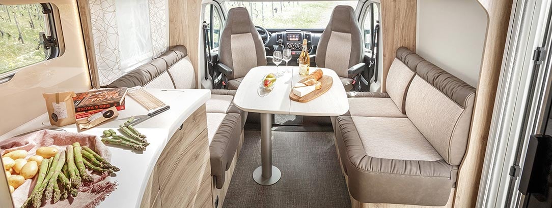 Plan d'ensemble face à face pour Profila T/RS et Integra Line 720 QF et 730 EF