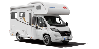 Vue latérale du camping-car Activa One.